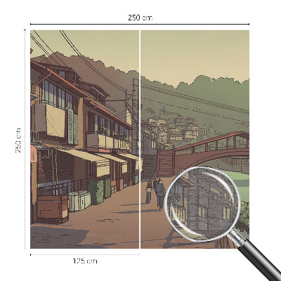 Papier peint panoramique haut de gamme Pastelová krajina