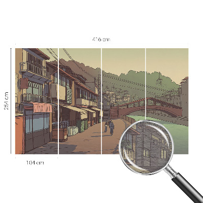 Papier peint panoramique haut de gamme Pastelová krajina