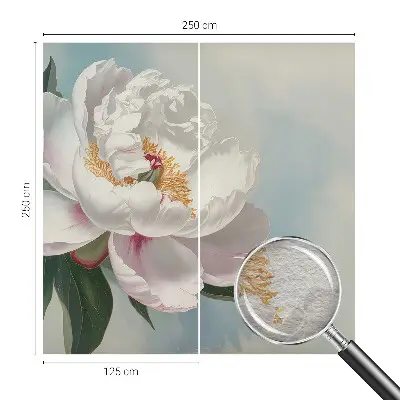 Papier peint photo sur tissu non tissé Magnifique pivoine