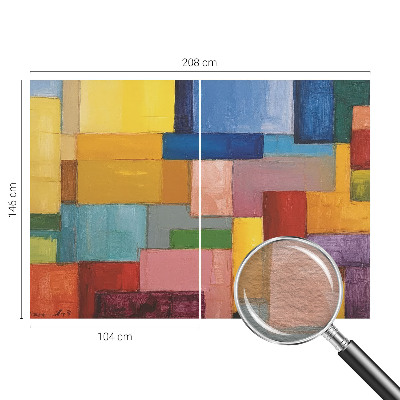 Tapisserie murale Farebné obdĺžniky