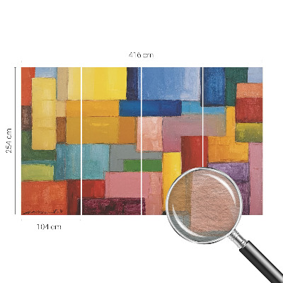 Tapisserie murale Farebné obdĺžniky