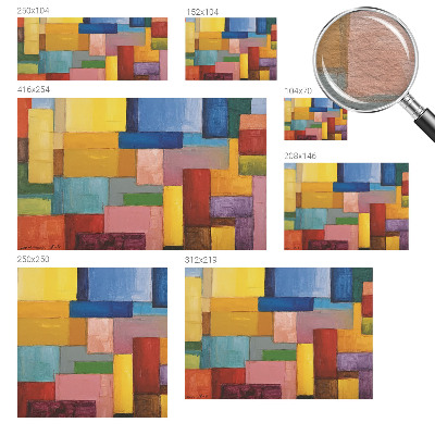 Tapisserie murale Farebné obdĺžniky