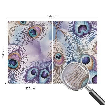 Papier peint chambre moderne Pávie perie