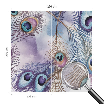 Papier peint chambre moderne Pávie perie