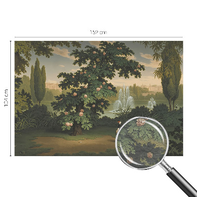 Papier peint panoramique moderne Prírodná záhrada