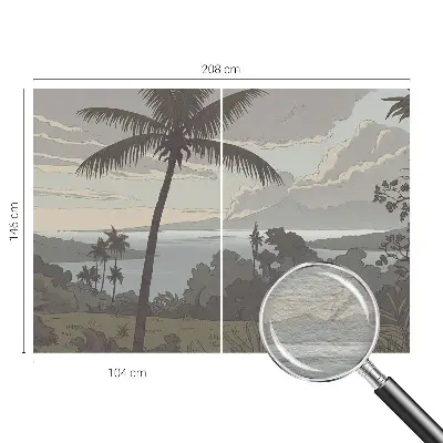 Papier peint intissé imprimé Paysage exotique