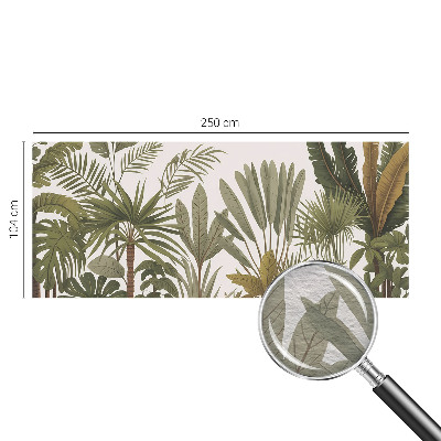 Papier peint panoramique enfant Exotické listy