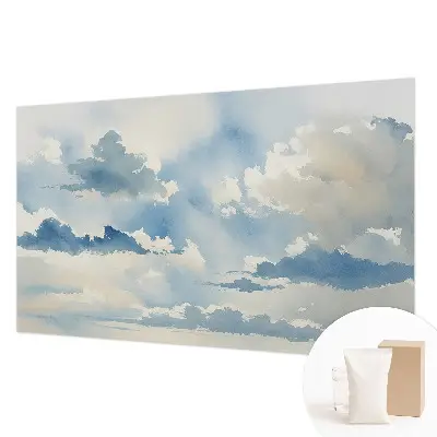 Papier peint photo imprimé sur tissu non tissé nuages ​​célestes