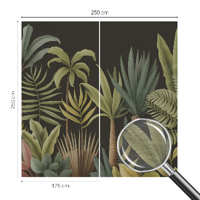 Papier peint panoramique facile à poser Tropická džungľa