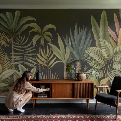 Papier peint panoramique facile à poser Tropická džungľa