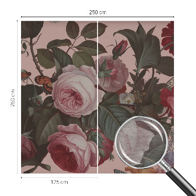 Papier peint panoramique intissé moderne Kvetinová elegancia