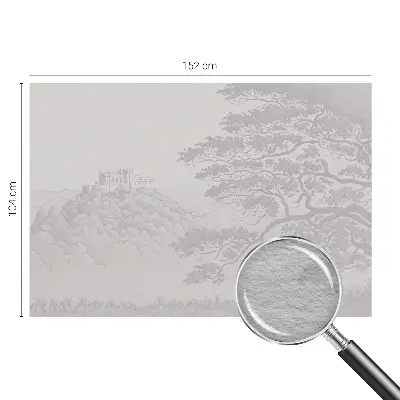 Papier peint photo sur tissu non tissé paysage de château