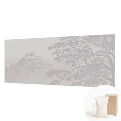 Papier peint photo sur tissu non tissé paysage de château