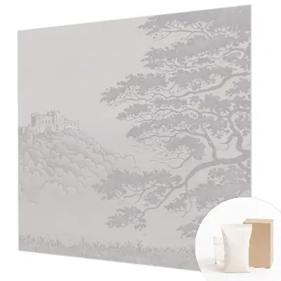 Papier peint photo sur tissu non tissé paysage de château