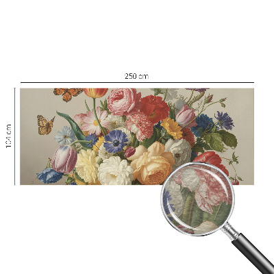 Tapisserie murale Kvety a motýle