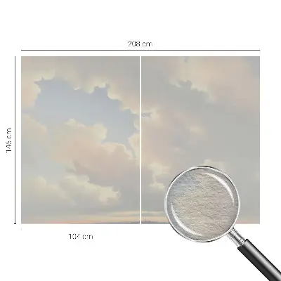 Papier peint photographique sur tissu non tissé Ciel pastel