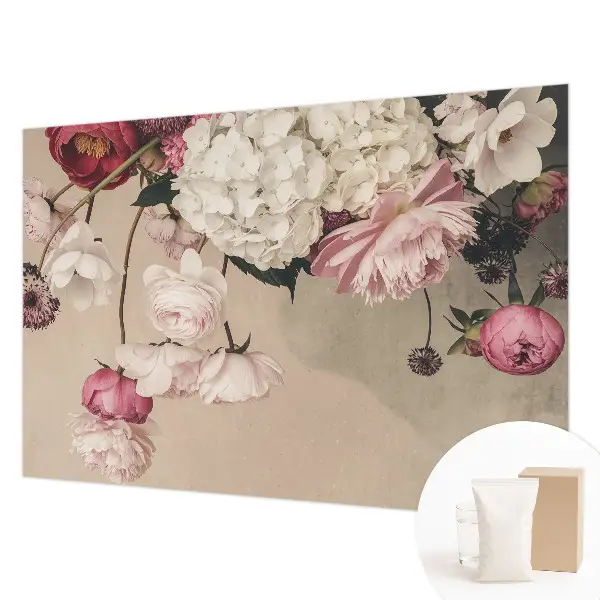 Papier peint intissé Fleurs romantiques