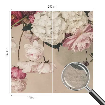 Papier peint intissé Fleurs romantiques