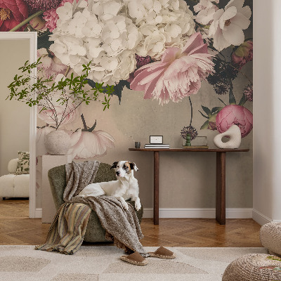 Décoration murale panoramique intissé Romantické kvety