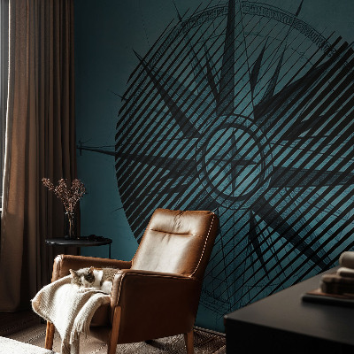 Papier peint salon moderne Námorný kompas