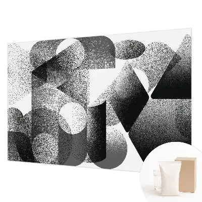 Papier peint photo imprimé sur tissu non tissé formes géométriques