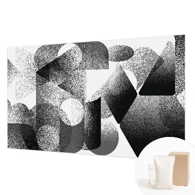Papier peint photo imprimé sur tissu non tissé formes géométriques
