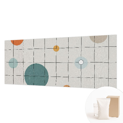 Tapisserie panoramique Farebné kruhy