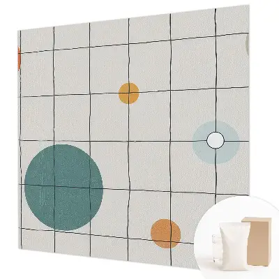 Papier peint intissé imprimé Cercles colorés