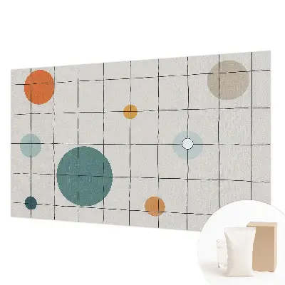 Papier peint intissé imprimé Cercles colorés
