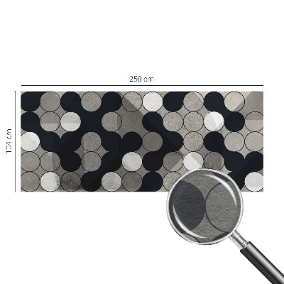 Papier peint panoramique sur mesure Geometrické kruhy