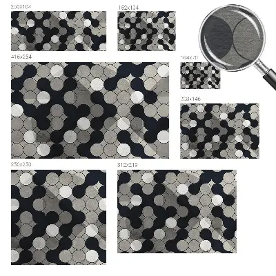 Papier peint intissé Cercles géométriques