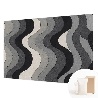 Papier peint photo grand format pour le mur Vagues grises
