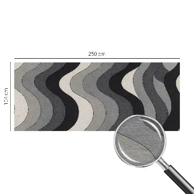 Papier peint photo grand format pour le mur Vagues grises