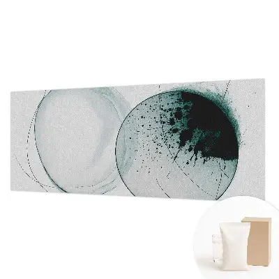 Papier peint intissé imprimé Cercles verts