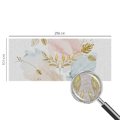 Papier peint panoramique haut de gamme avec un motif botanique