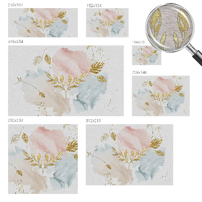 Papier peint panoramique haut de gamme Botanické čaro