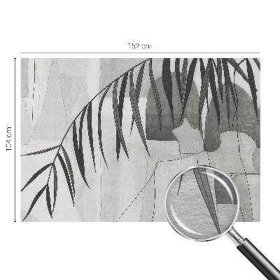 Papier peint photo intissé avec un motif de palmiers abstraits
