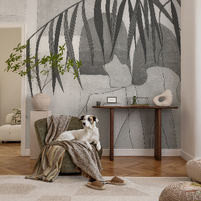 Papier peint photo intissé Abstraktná palma