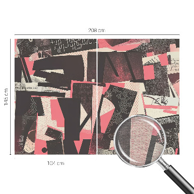 Papier peint photographique Geometrická koláž