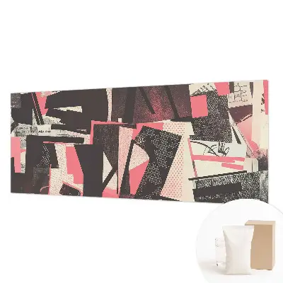 Papier peint photographique sur tissu non tissé Collage géométrique