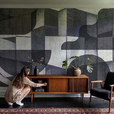 Décoration murale panoramique intissé Geometrická symetria