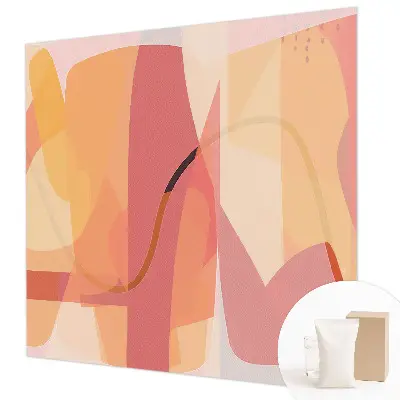 Papier peint photo sur tissu non tissé abstraction colorée