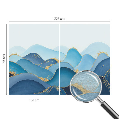 Papier peint panoramique Zvlnená krajina