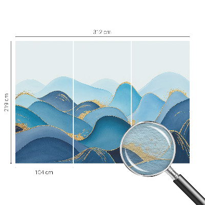 Papier peint panoramique Zvlnená krajina