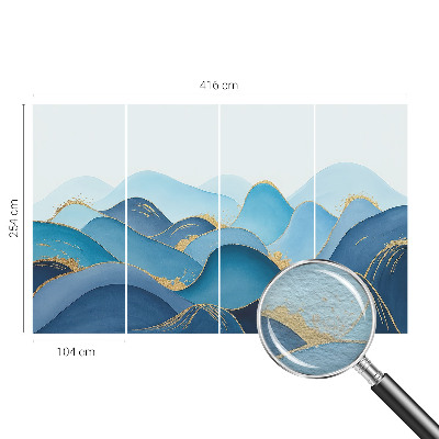 Papier peint panoramique Zvlnená krajina