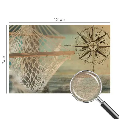 Papier peint panoramique sur mesure avec un motif « Relaxácia pri mori » évoquant la détente au bord de la mer