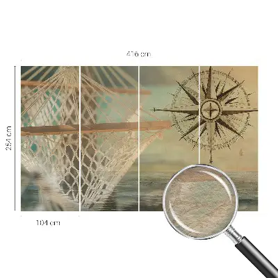 Papier peint photo sur tissu non tissé Détente en mer