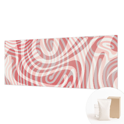Papier peint panoramique intissé avec un motif de lignes ondulées