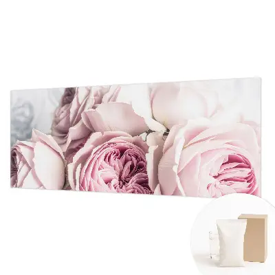 Papier peint photographique intissé roses roses