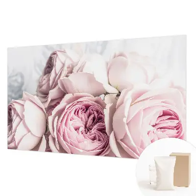 Papier peint photographique intissé roses roses